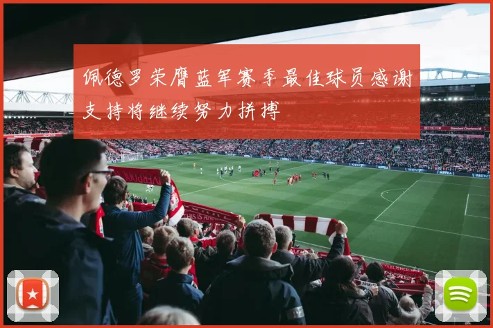 佩德罗荣膺蓝军赛季最佳球员感谢支持将继续努力拼搏